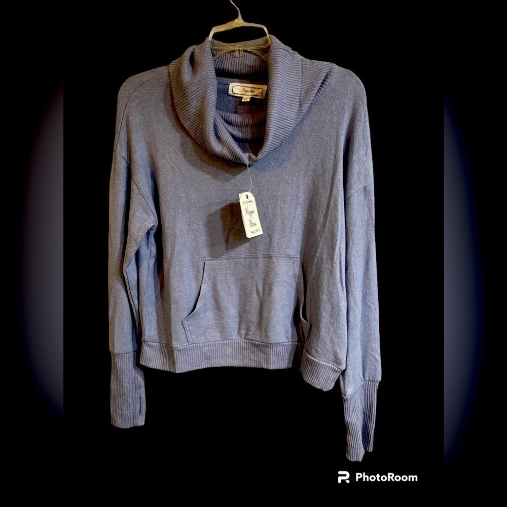 NWT Hippie Rose's comfy cowlneck top JUNIORS SMALL
